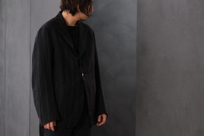 HEUGN/JACKET045/Henrri LINEN STRIPE