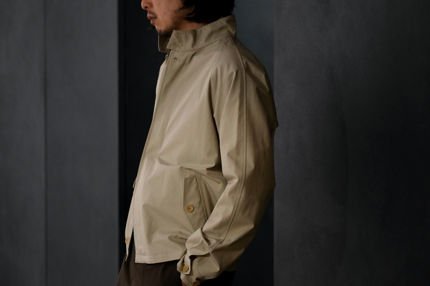 COHERENCE/GIANNI/COHÉRENCE WEATHER RESISTANT COTTON LIGHT/BEIGE