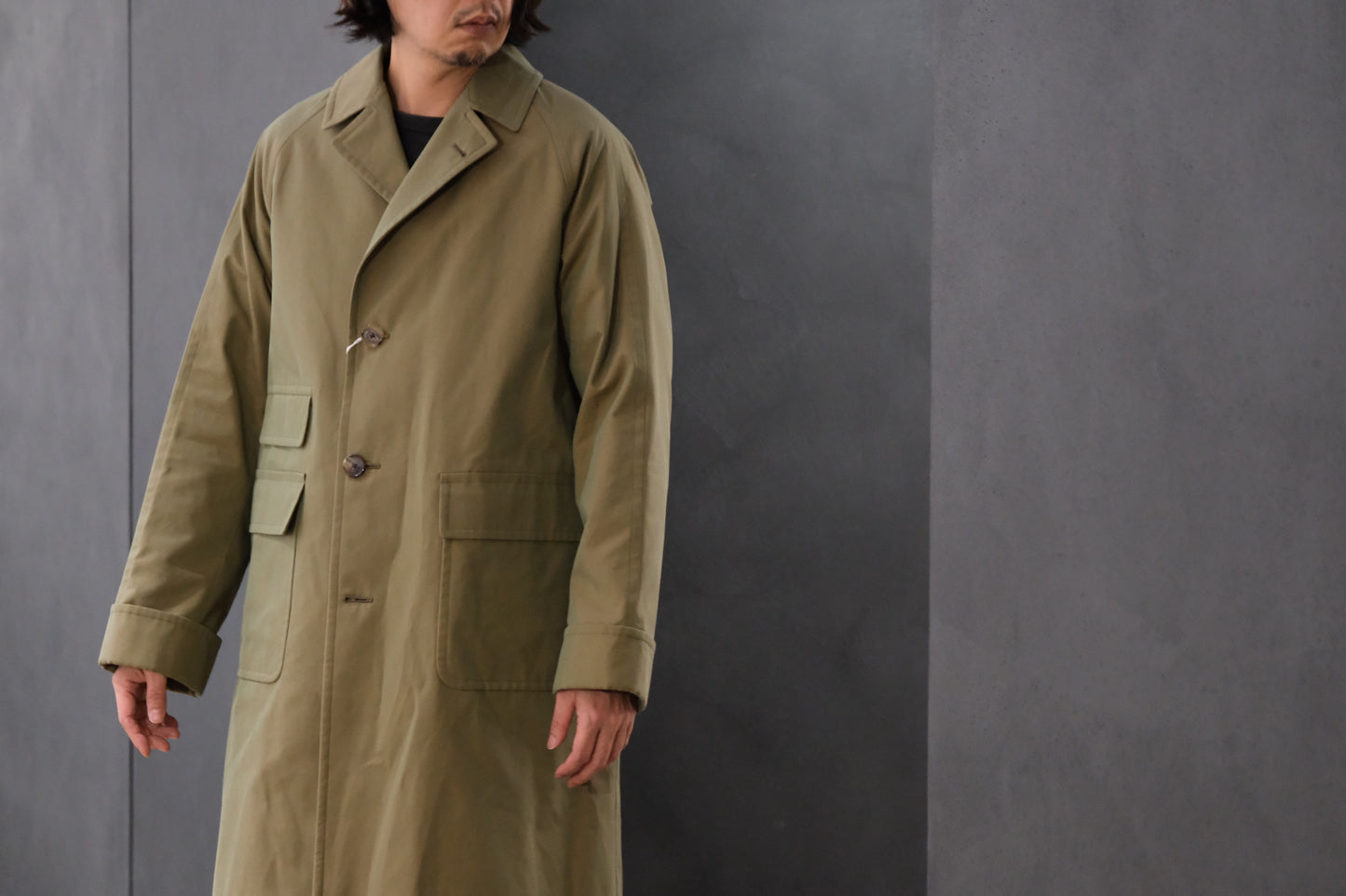 COHÉRENCE/ Mod.CORB Ⅱ /COHÉRENCE GABARDINE  / GREEN