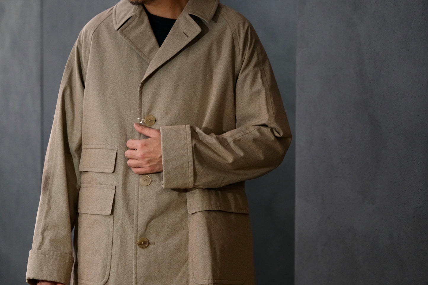 COHÉRENCE/ Mod.CORB Ⅱ /COHÉRENCE GABARDINE  / MULINE BEIGE
