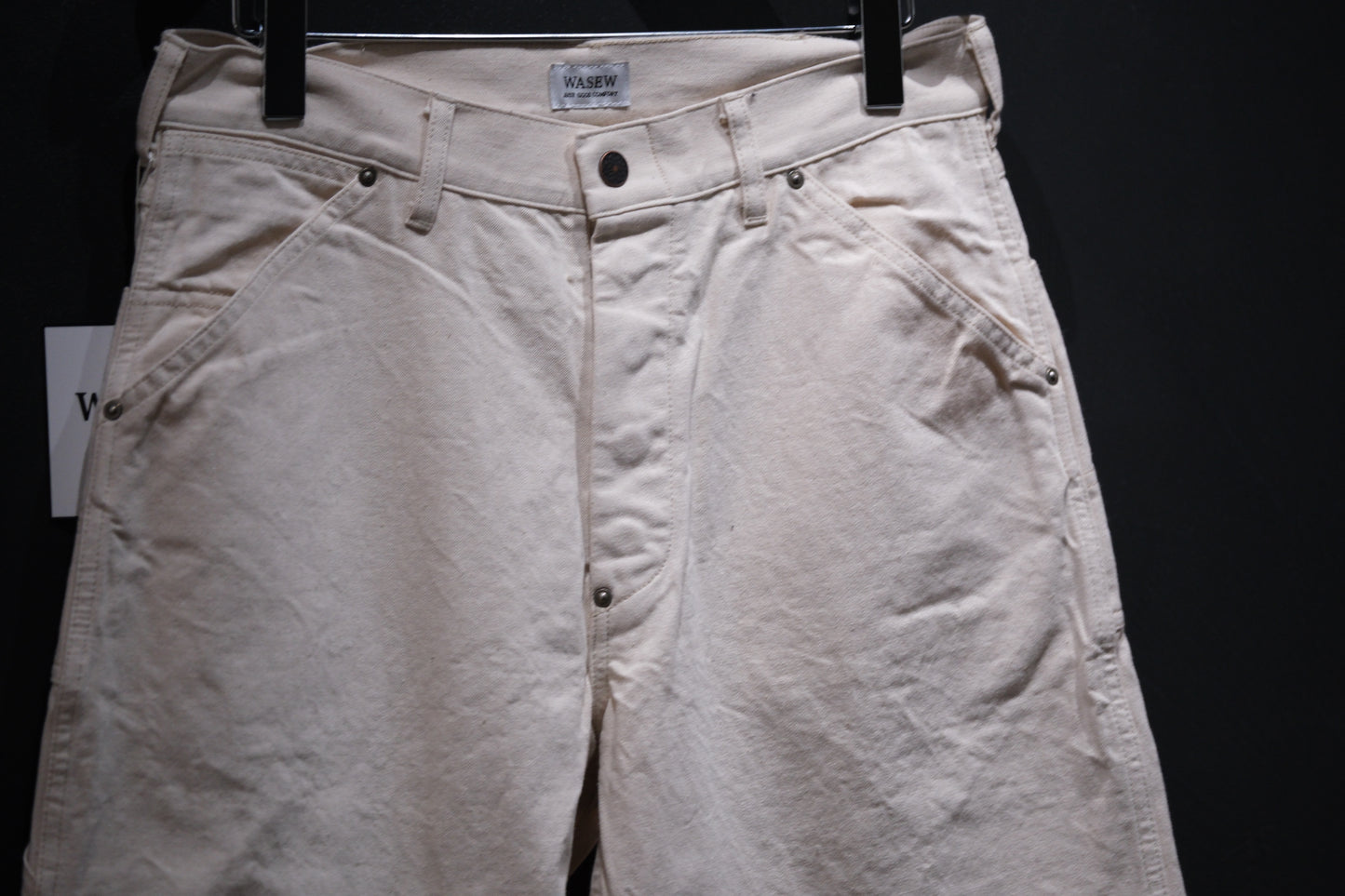 WASEW / GARAGE PANTS (NATURAL)