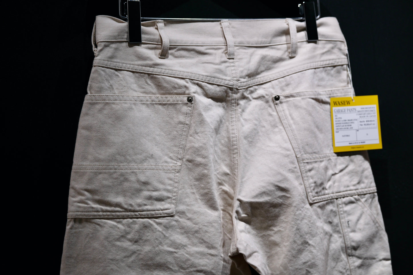 WASEW / GARAGE PANTS (NATURAL)