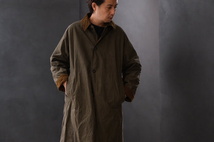 Chez Vidalenc /Coat bobi(cotton sailor/ kaki brown)