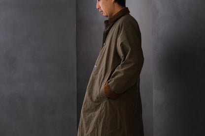 Chez Vidalenc /Coat bobi(cotton sailor/ kaki brown)