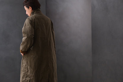 Chez Vidalenc /Coat bobi(cotton sailor/ kaki brown)