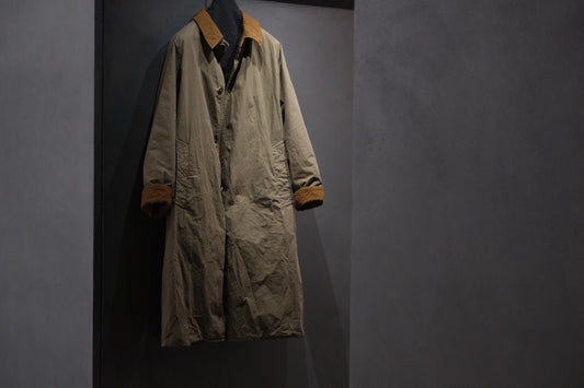 Chez Vidalenc /Coat bobi(cotton sailor/ kaki brown)