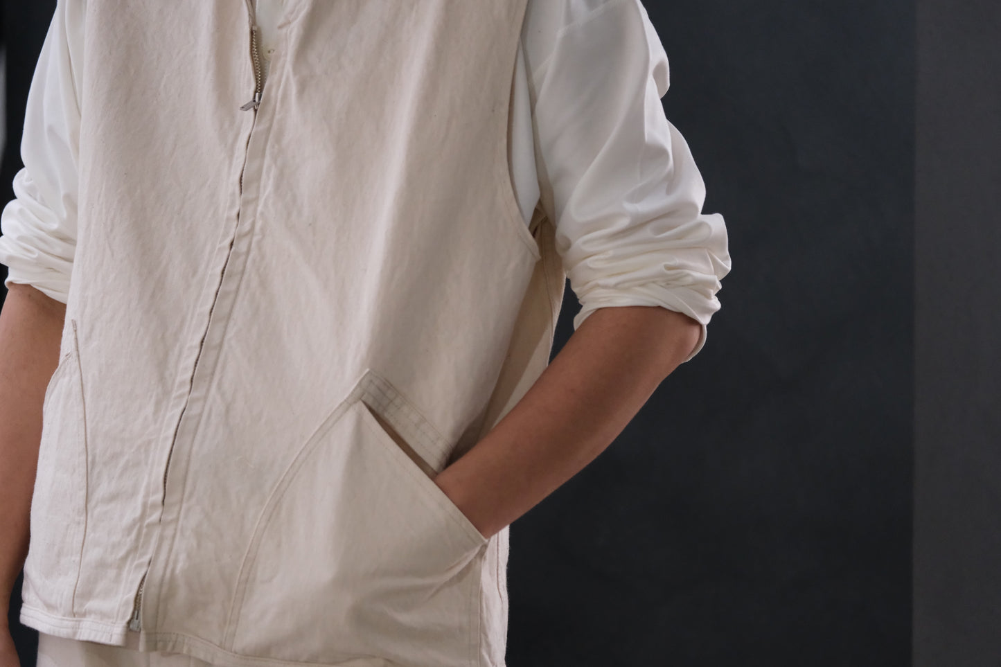 WASEW / GARAGE VEST (NATURAL)