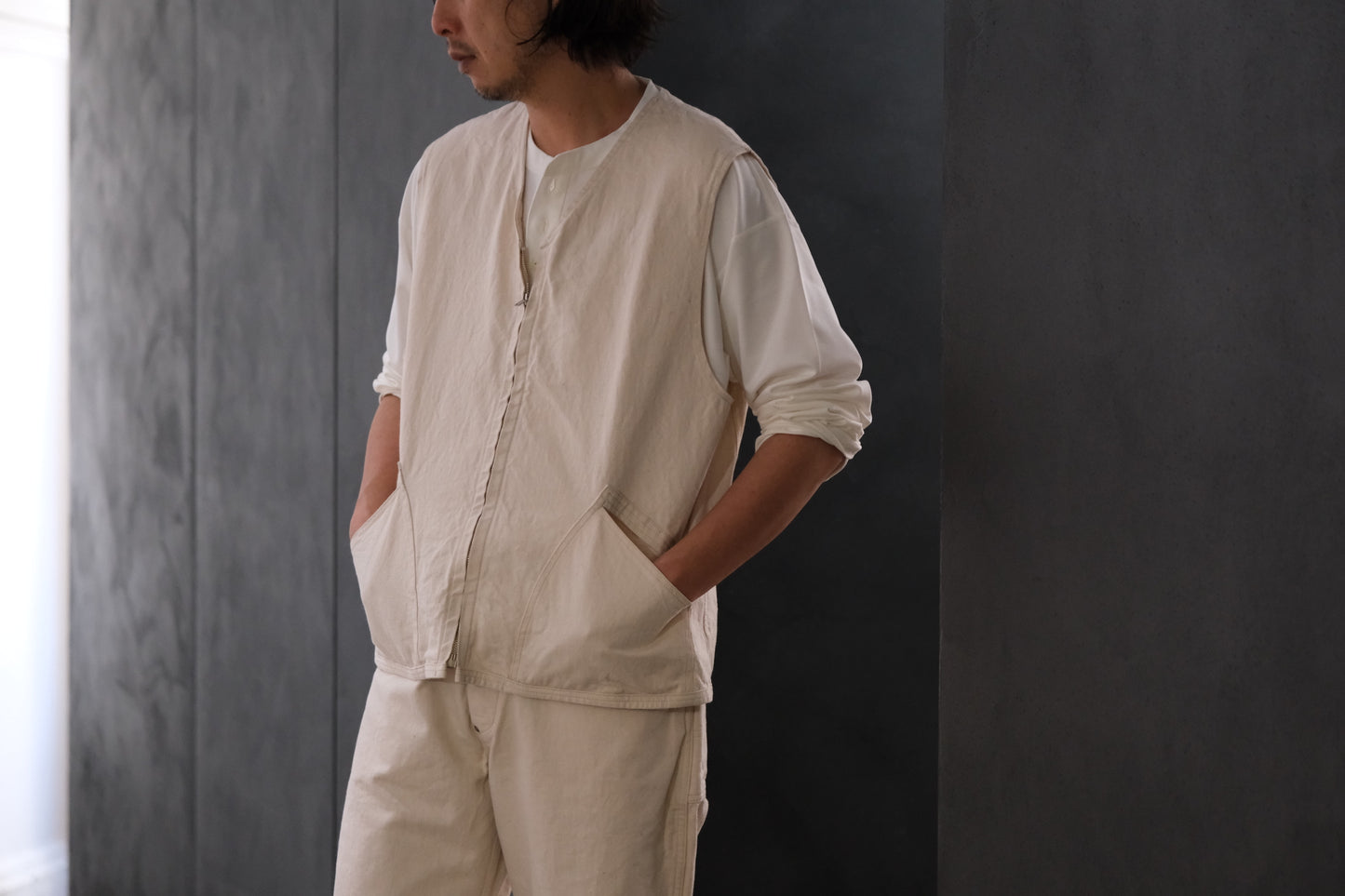 WASEW / GARAGE VEST (NATURAL)