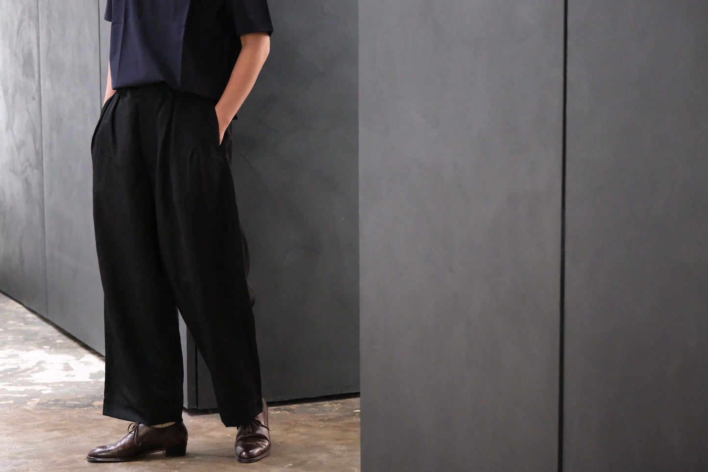 【受注商品】Re:Sarto/Double Pleated Military Trousers