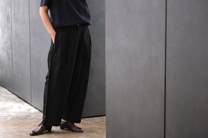 【受注商品】Re:Sarto/Double Pleated Military Trousers