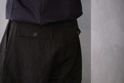 【受注商品】Re:Sarto/Double Pleated Military Trousers