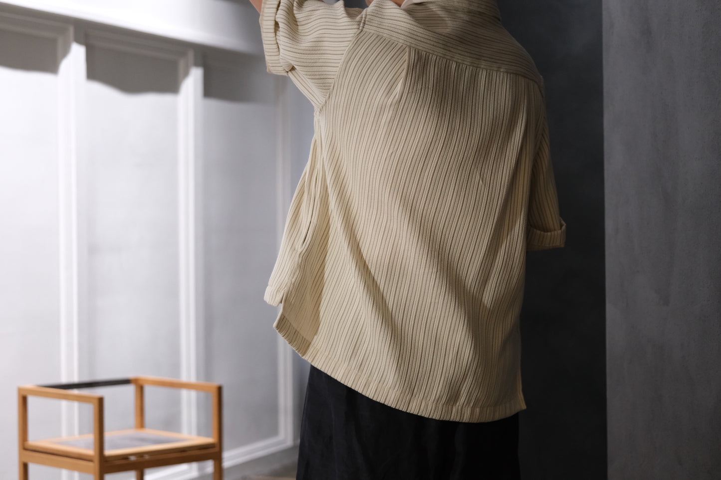 nonnotte/Draping Half Sleeve Shirt Type D