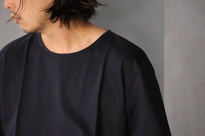 Re:Sarto/COTTON COMPACT JERSEY TEE/NAVY