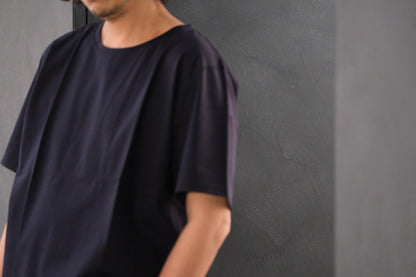 Re:Sarto/COTTON COMPACT JERSEY TEE/NAVY