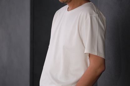Re:Sarto/COTTON COMPACT JERSEY TEE/WHITE