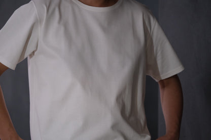 Re:Sarto/COTTON COMPACT JERSEY TEE/WHITE