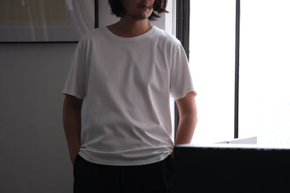 Re:Sarto/COTTON COMPACT JERSEY TEE/WHITE