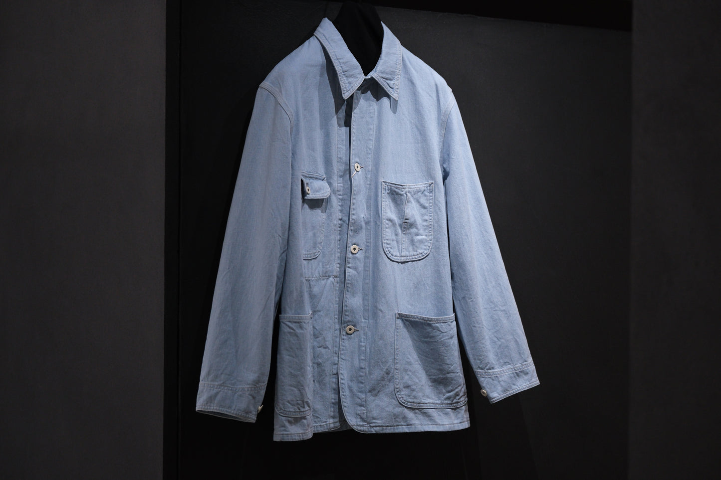 COHERENCE/ JACKSON / 10 oz LOGGER SELVEDGE DENIM / AQUA BLUE