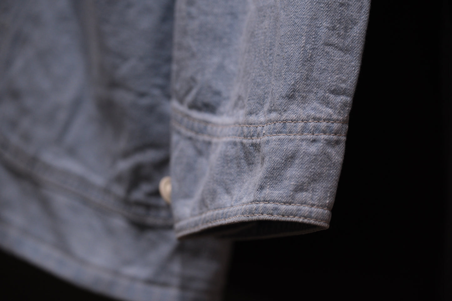 COHERENCE/ JACKSON / 10 oz LOGGER SELVEDGE DENIM / AQUA BLUE