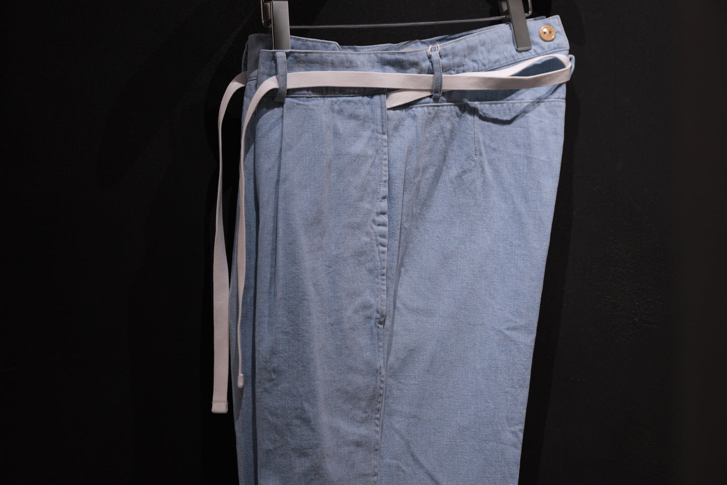 COHERENCE/ALAIN/10 oz LOGGER SELVEDGE DENIM / AQUA BLUE