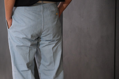 COHERENCE/ALAIN/10 oz LOGGER SELVEDGE DENIM / AQUA BLUE