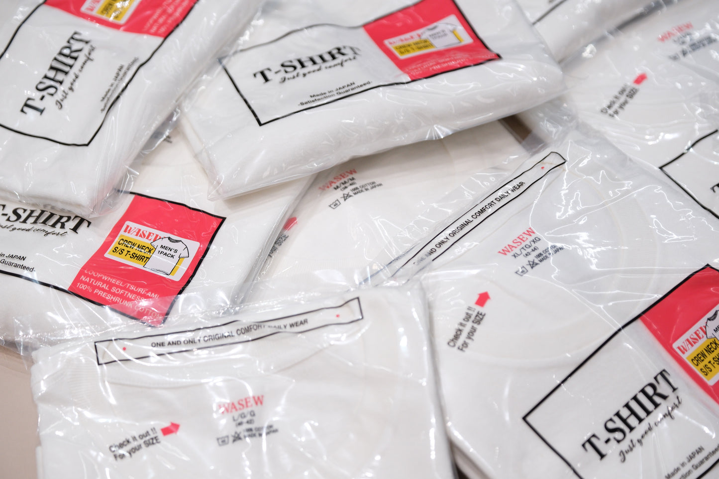 WASEW / CREW NECK S/S PACK TEE