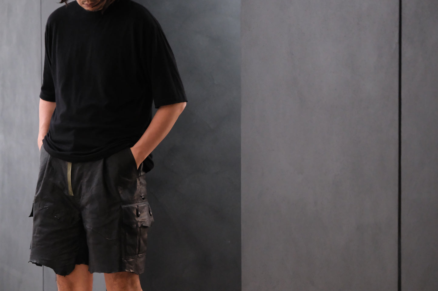 GOOD KARMA DEVELOPMENT  LAZY Ezo Deer Shorts (BLACK)