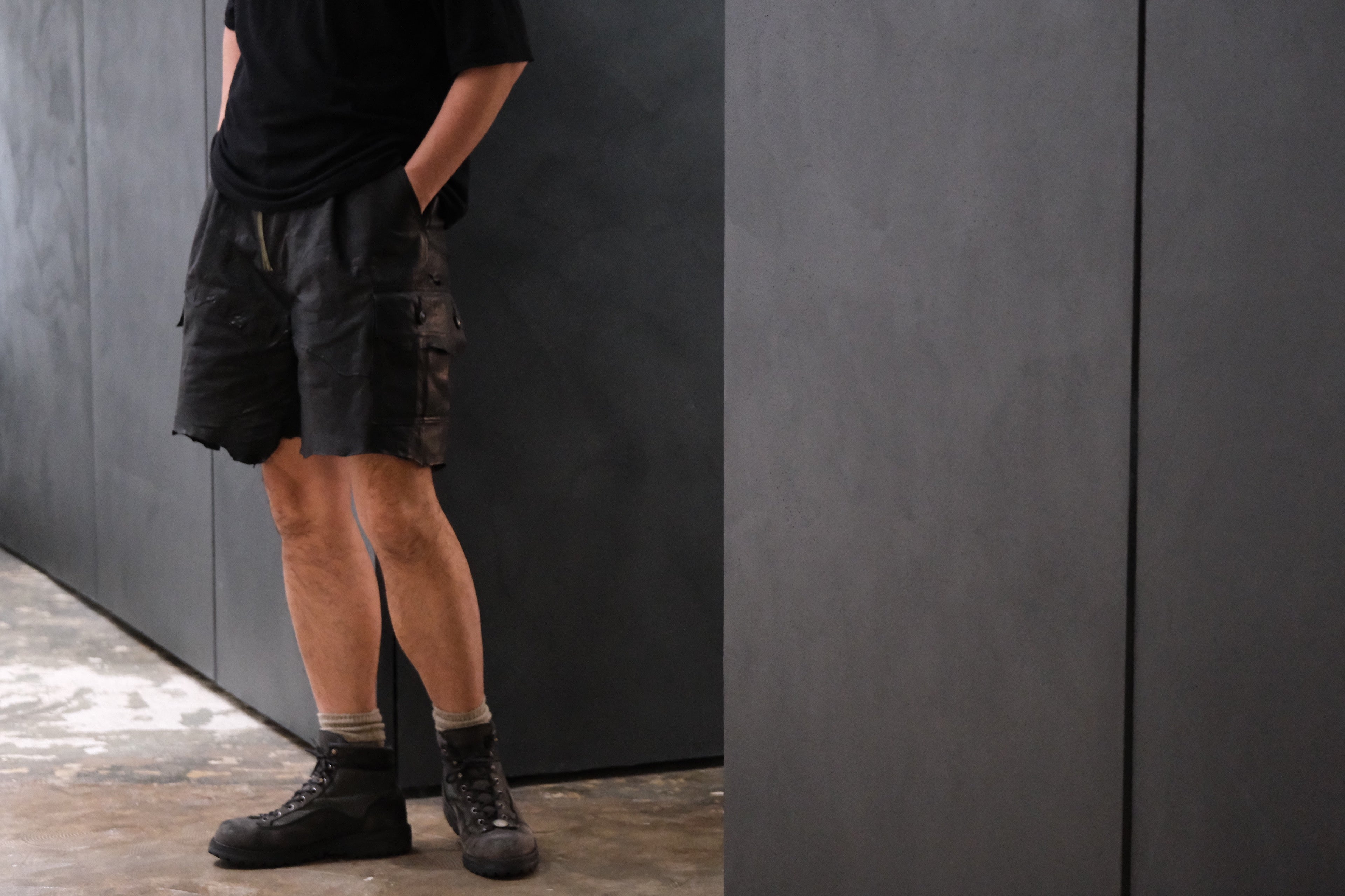 GOOD KARMA DEVELOPMENT LAZY Ezo Deer Shorts (BLACK) – Lister