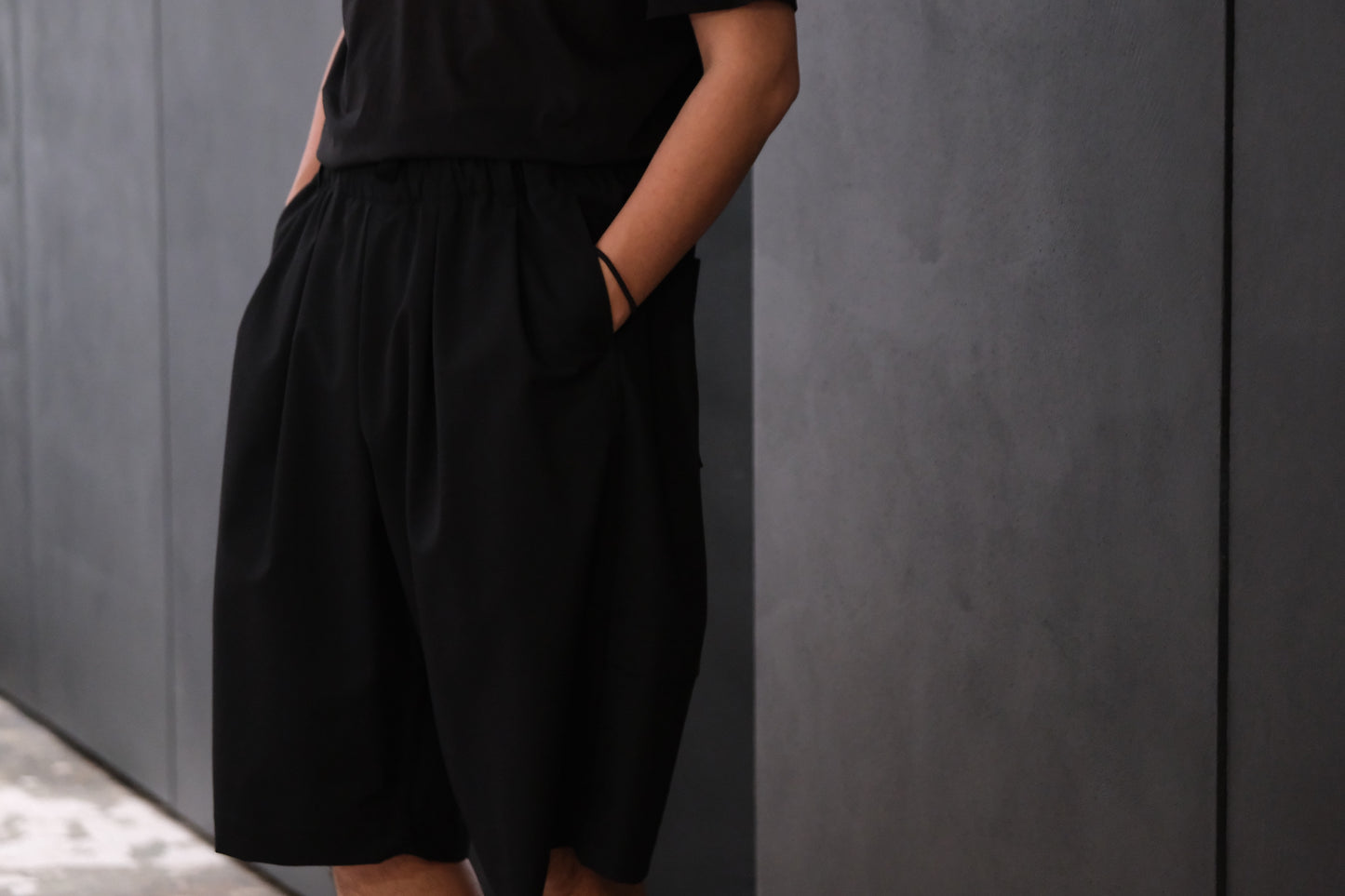 nonnotte/Pleat Dock Shorts Trousers/Eau de Tailleur / W N