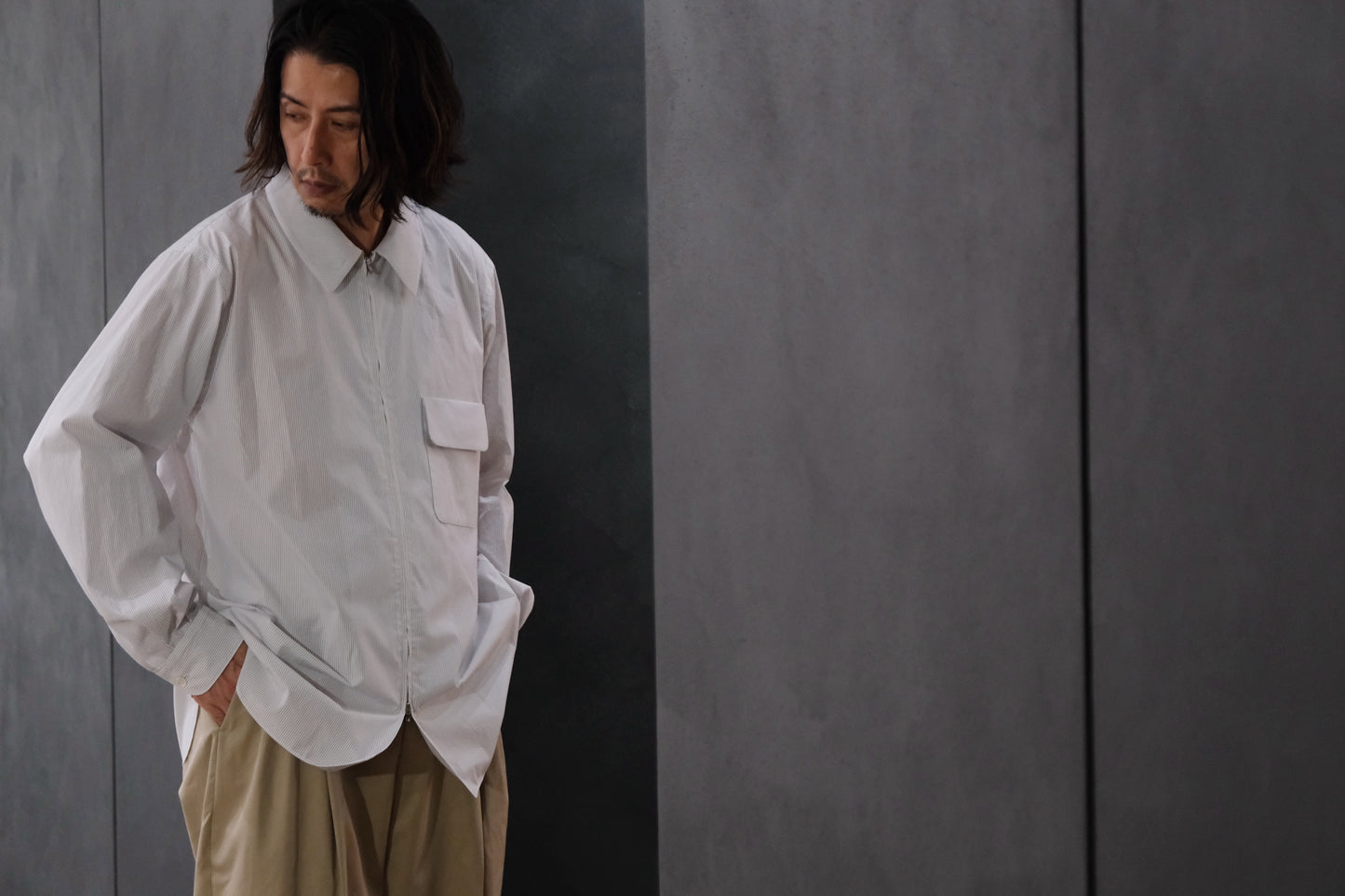ANTOS./ZIP UP SHIRT