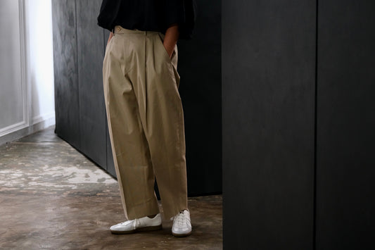 ANTOS./2 PLEAT OVERSIZE TROUSERS/Exclusive to Lister