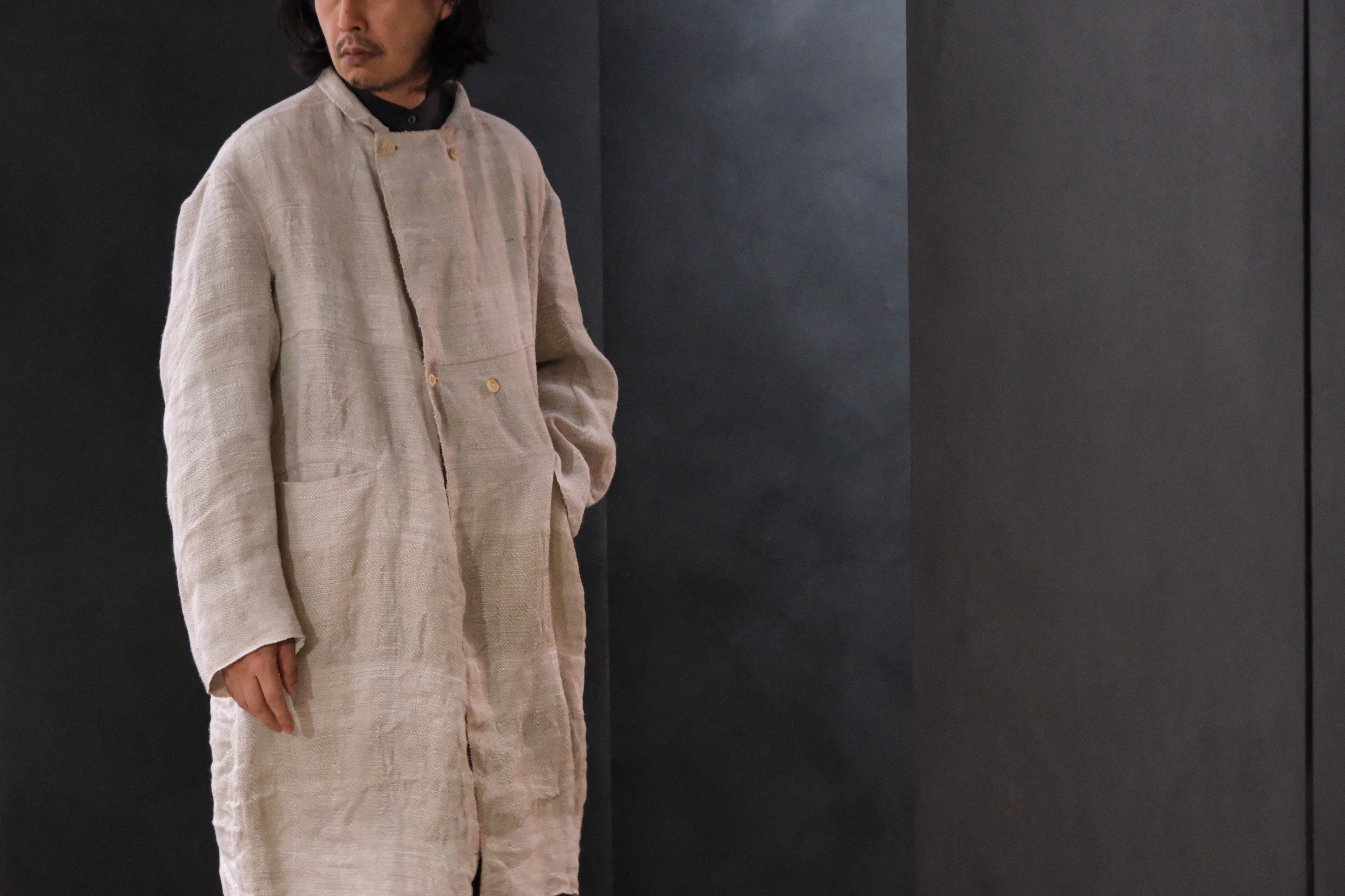 Isabella Stefanelli / (XVI)_James Coat / Fabric 34_E “ Lino Tales