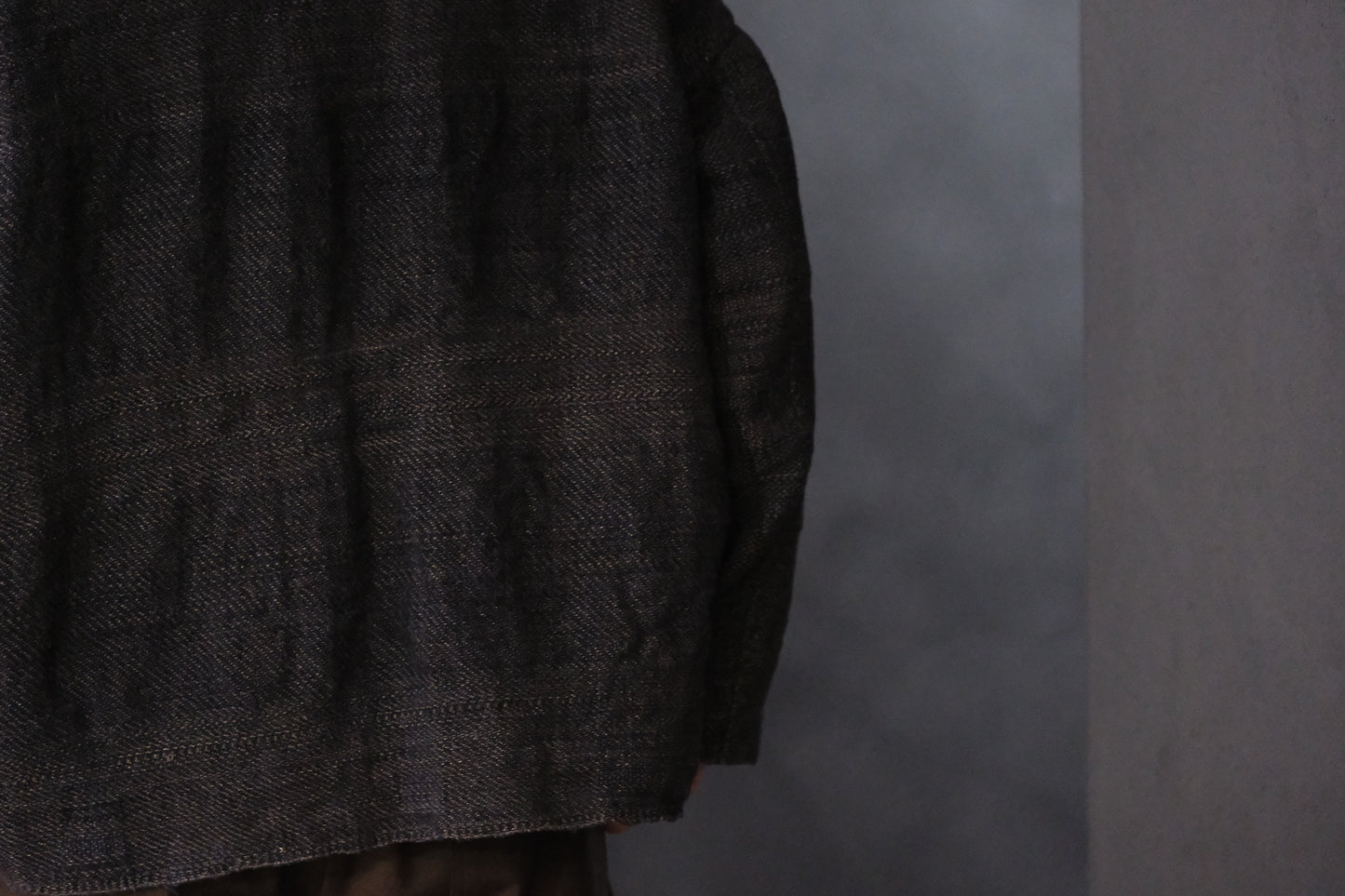 Isabella Stefanelli / (XVI)_Isadora Jacket / Fabric 37_U_BP  Hand Woven