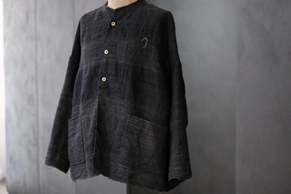 Isabella Stefanelli / (XVI)_Isadora Jacket / Fabric 37_U_BP  Hand Woven