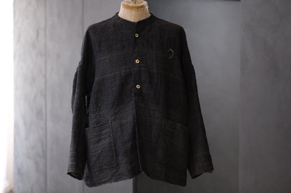 Isabella Stefanelli / (XVI)_Isadora Jacket / Fabric 37_U_BP  Hand Woven