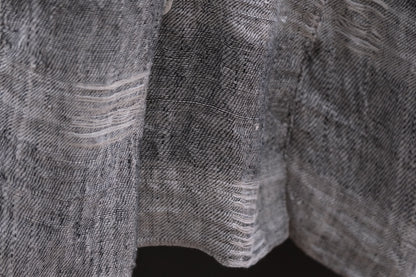 Isabella Stefanelli / (XVI)_Pablo Coat / Fabric 35_E “ On Ecru “ Hand Woven