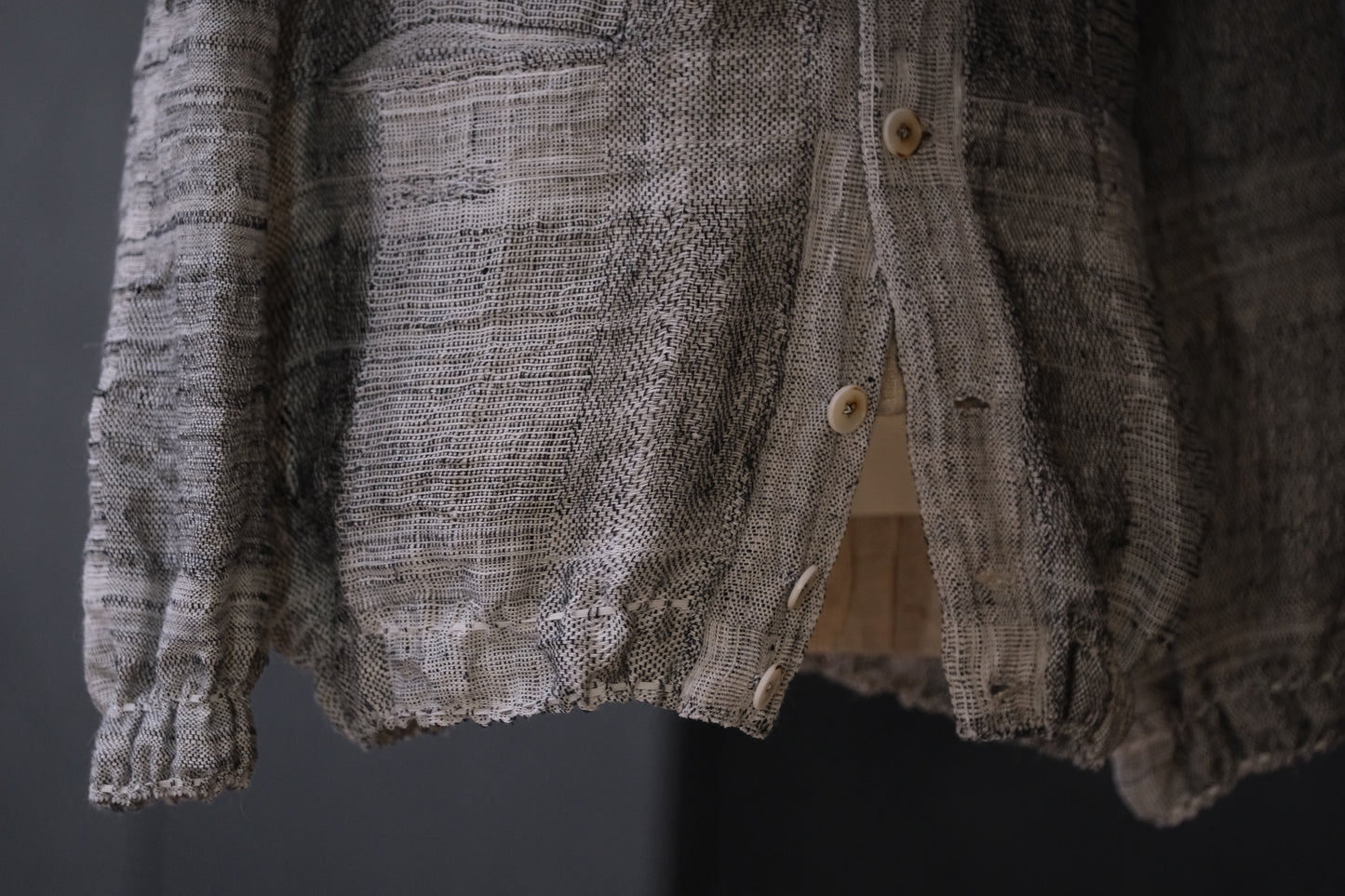Isabella Stefanelli / (XVI)_Jack Stand / Fabric 36_E “Reef”  Hand Woven