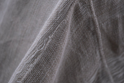 Isabella Stefanelli / (XVI)_James Coat  /  Fabric 34_E “ Lino Tales” Hand Woven