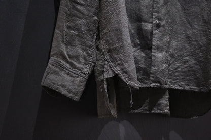 【受注商品】MINIMAL SLOPE / LOOSE SHIRT　(Sample Color : Grene)