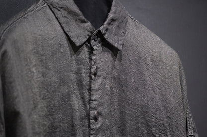 【受注商品】MINIMAL SLOPE / LOOSE SHIRT　(Sample Color : Grene)