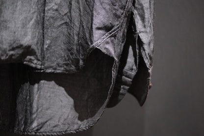 【受注商品】MINIMAL SLOPE / TOP BUTTONLESS SHIRT　(Sample Color : 無染色)