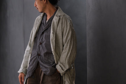 Chez vidalenc/COAT TRENCH/LINEN SAHARA