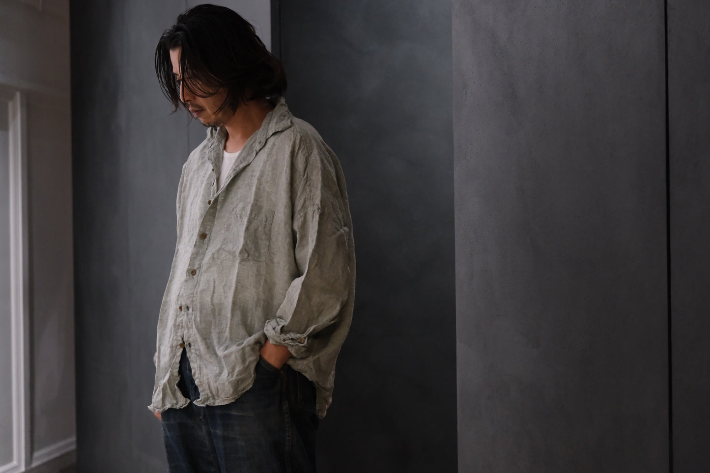 Chez vidalenc/SHIRTS AXL/LINEN SAHARA