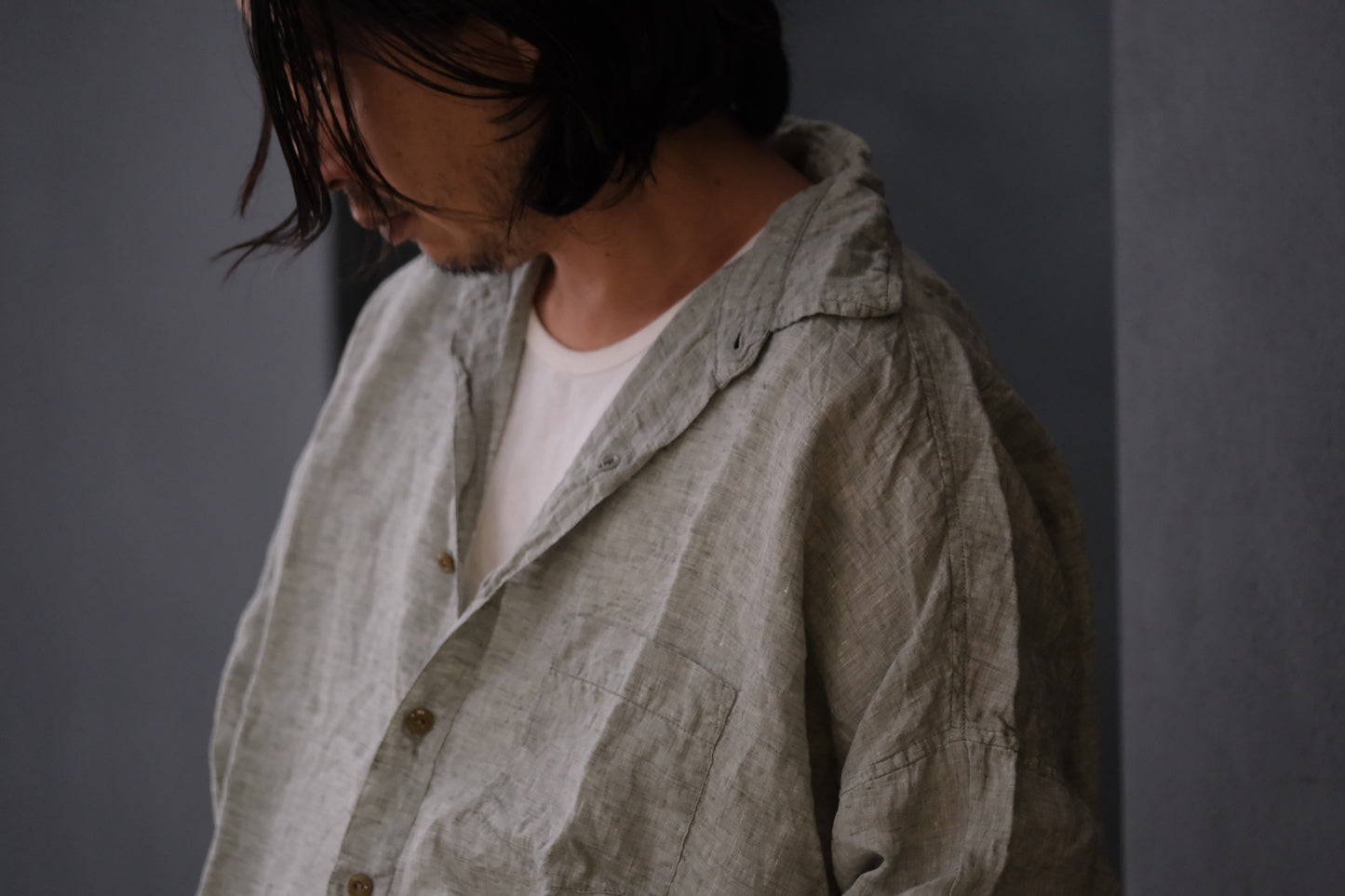 Chez vidalenc/SHIRTS AXL/LINEN SAHARA