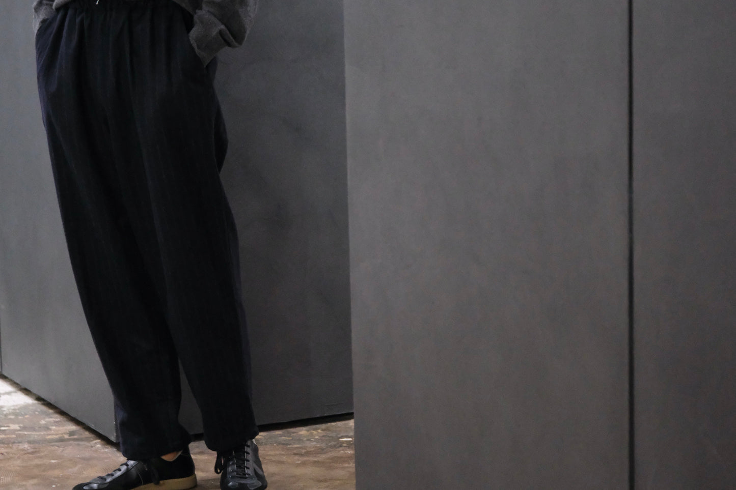 HEUGN / TROUSER091 "Cooper" Wide Stripe PT