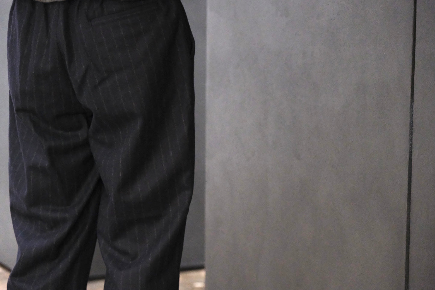 HEUGN / TROUSER091 "Cooper" Wide Stripe PT