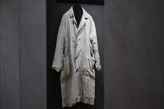 Chez vidalenc/COAT TRENCH/LINEN SAHARA