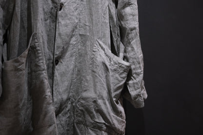 Chez vidalenc/COAT TRENCH/LINEN SAHARA