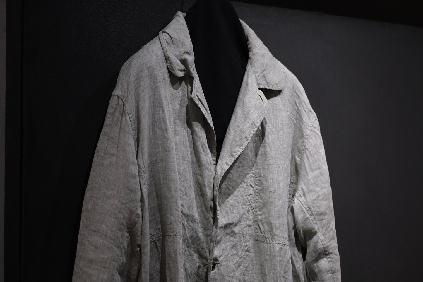 Chez vidalenc/COAT TRENCH/LINEN SAHARA