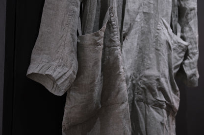 Chez vidalenc/COAT TRENCH/LINEN SAHARA